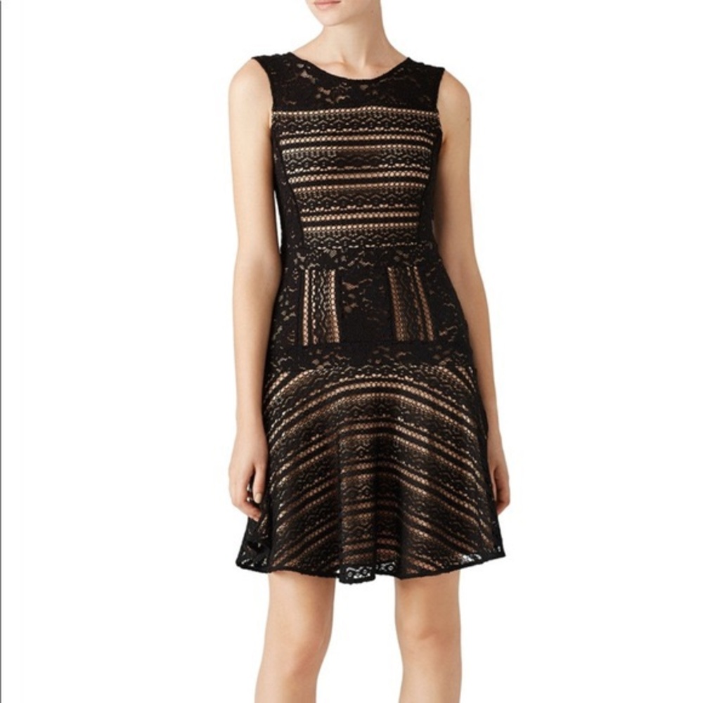 BCBGMAXAZRIA Jalina Dress in Black Lace - Small - Picture 5 of 10